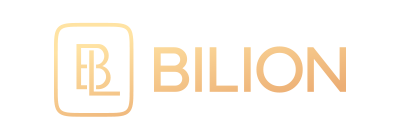 logo Billion scris cu litere aurii